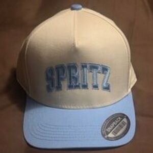 Spritz White/Periwinkle Snapback Cap With Lemon Embrodery From Remi Bader